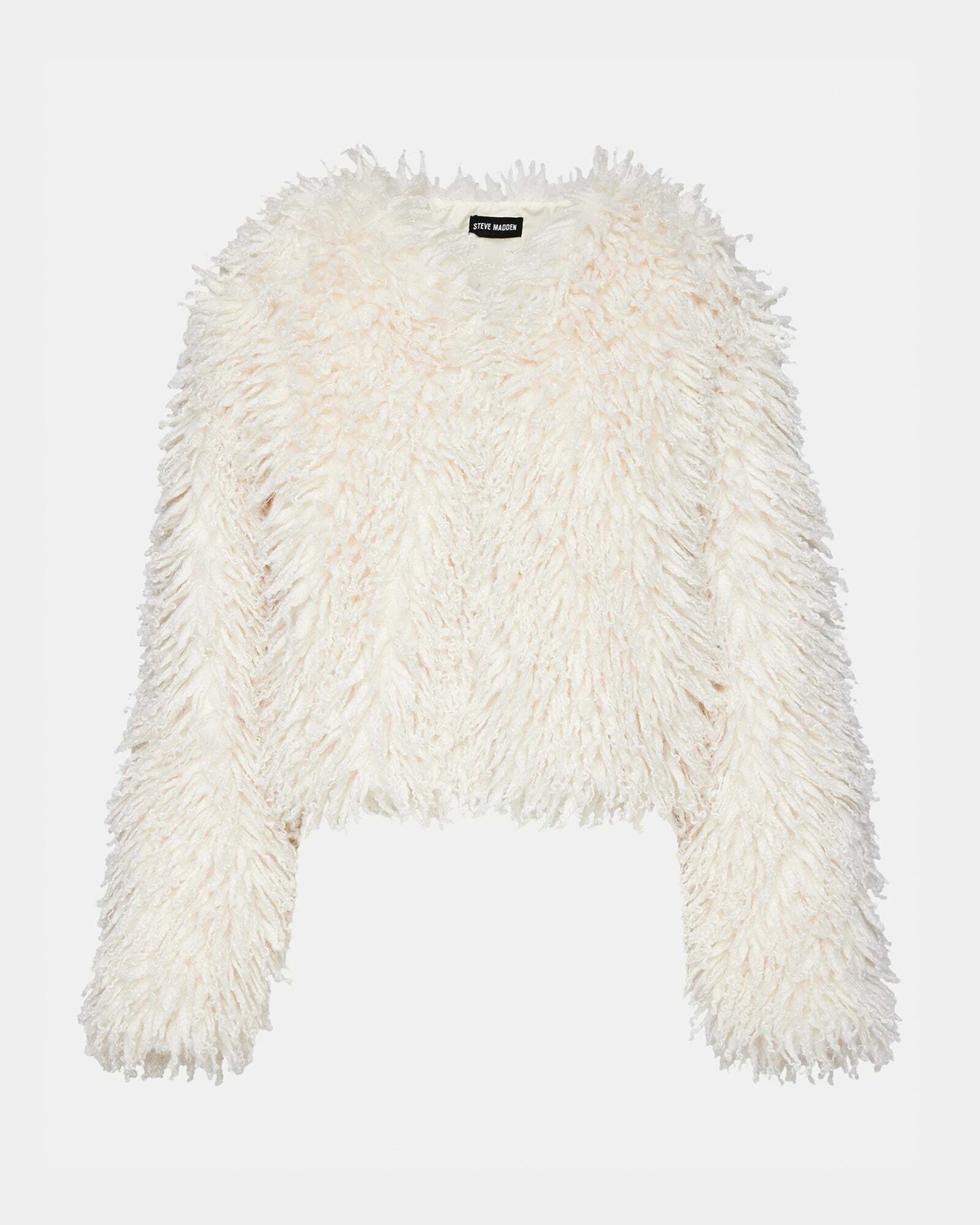 Steve Madden Leites Jacket Long Sleeve in Ivory
