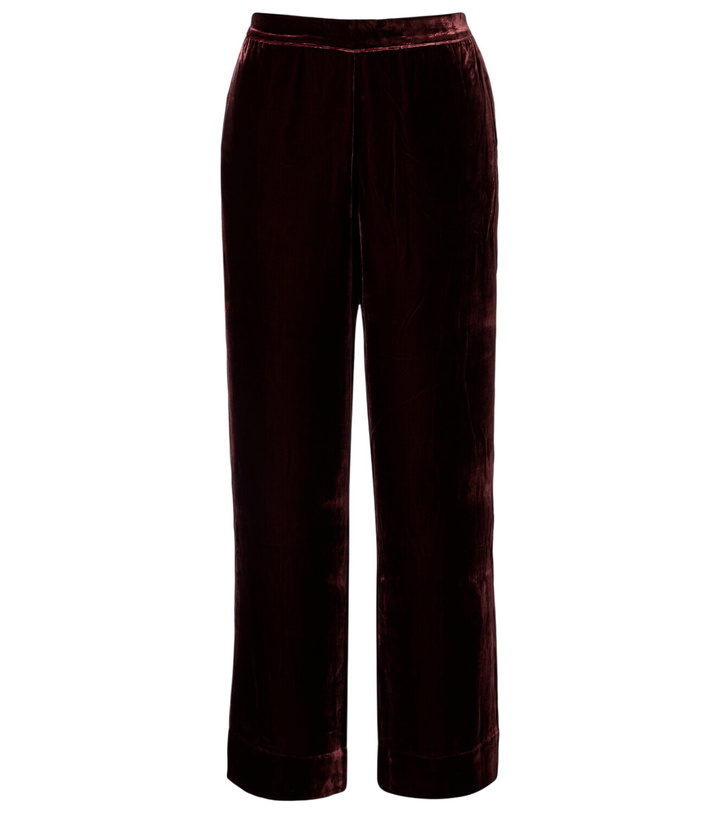 Photo: Asceno London velvet pajama pants