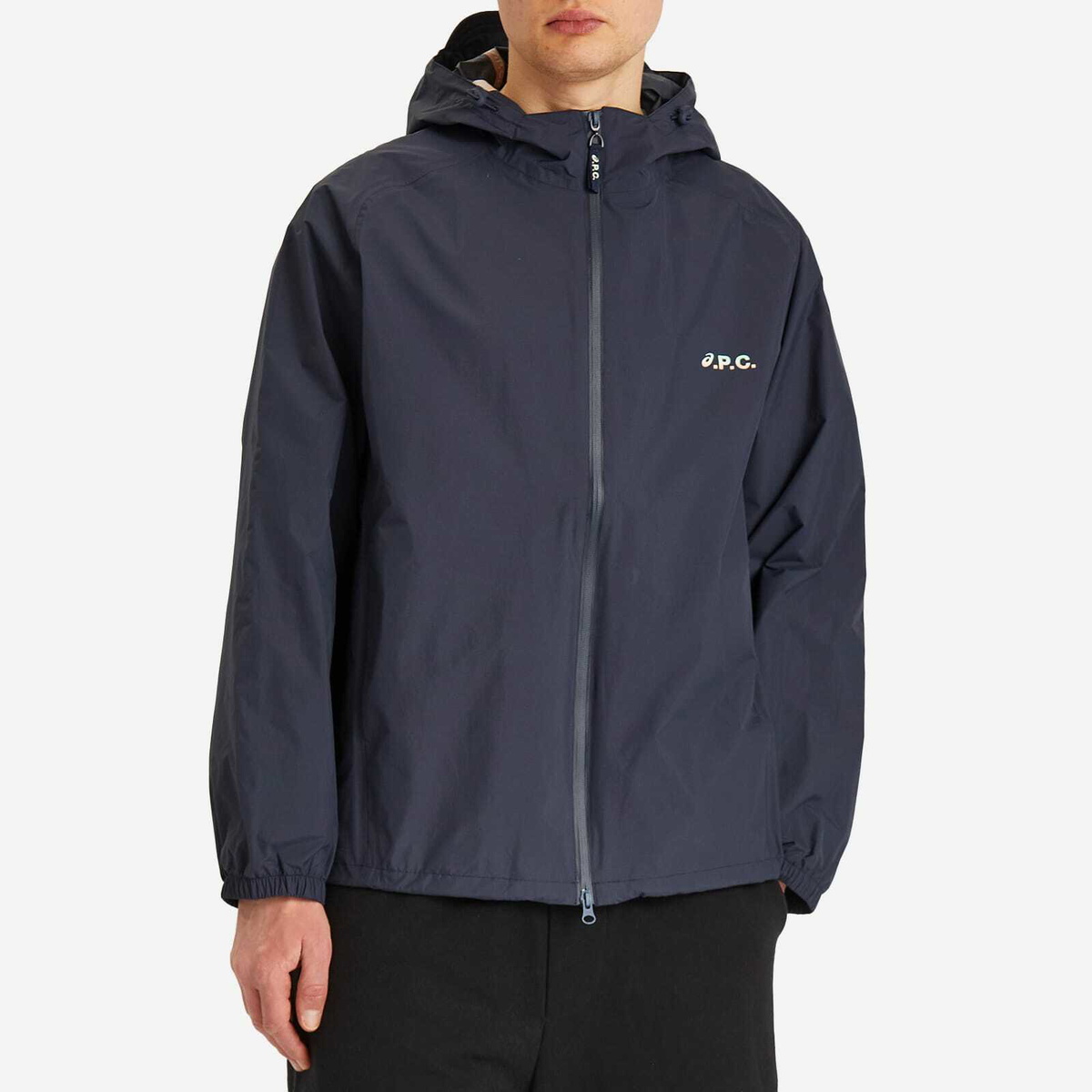 A.P.C. Men's x Asics Meadow Water Repellent Jacket in Dark Navy A.P.C.