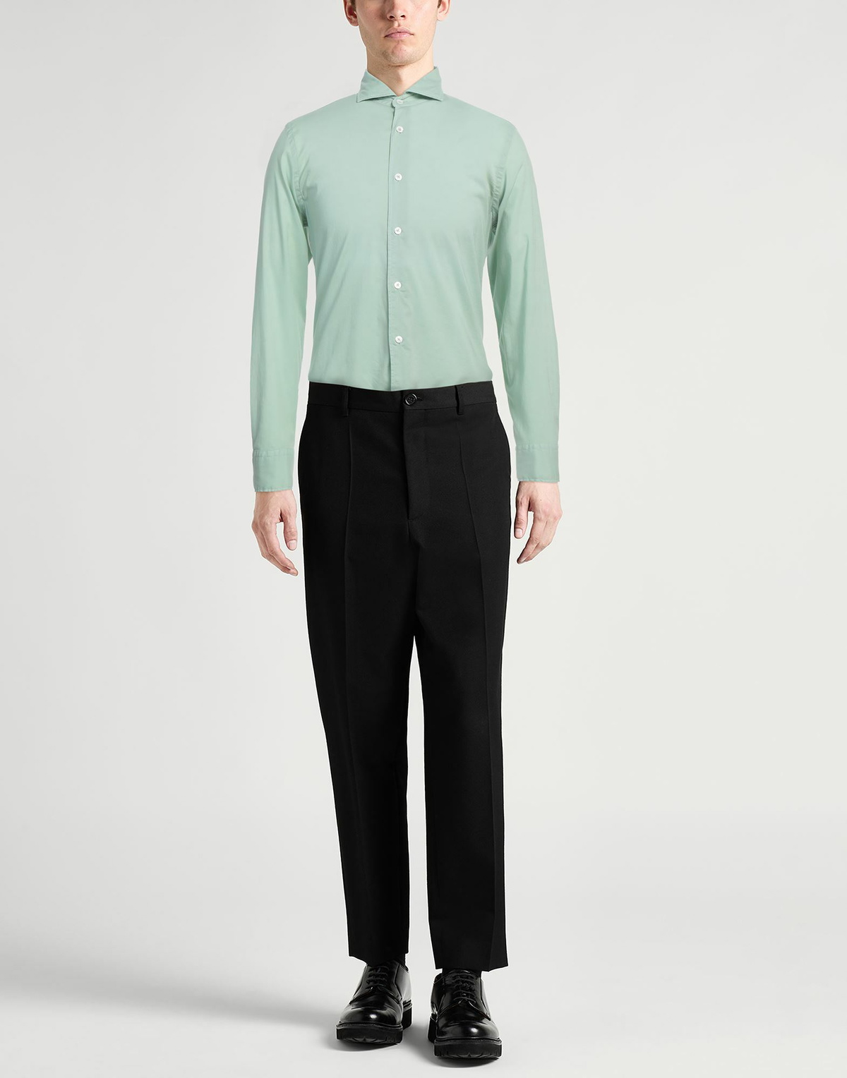 Fedeli Mens Shirt Light in Green