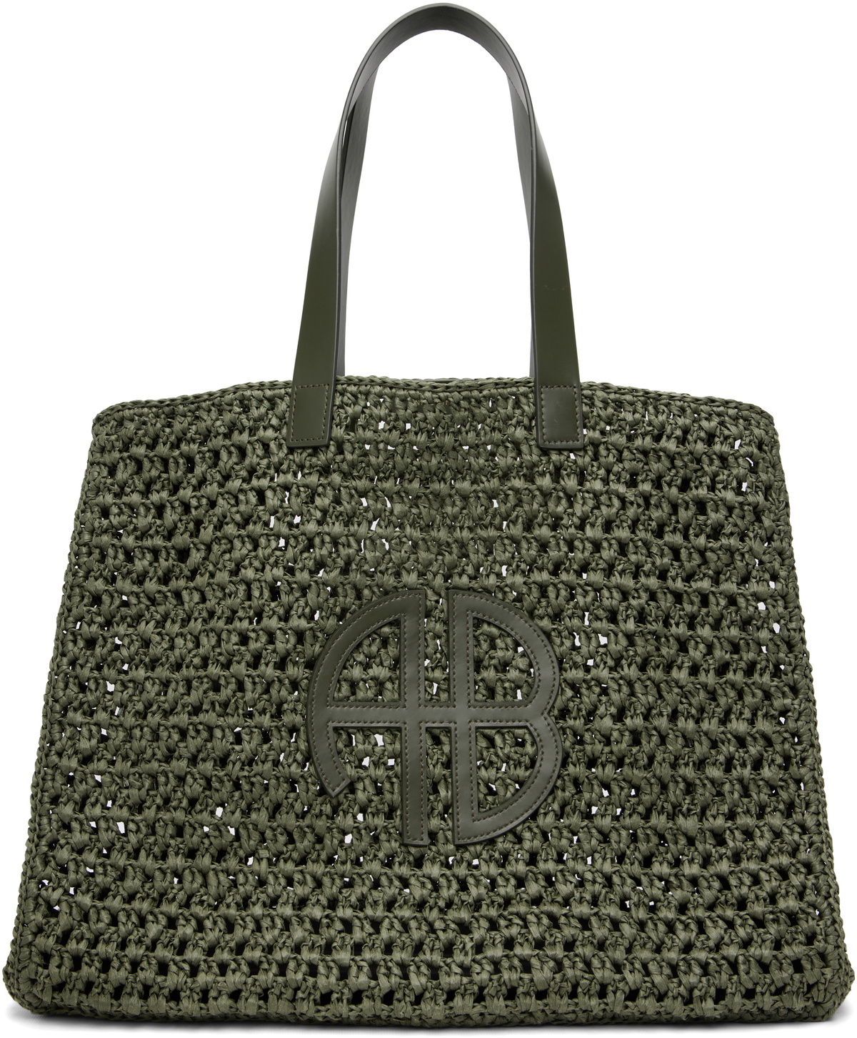 ANINE BING Khaki Large Rio Tote