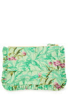 LA Double J Printed Stretch-cotton Hand Pochette Pouch - Multicoloured - One Size