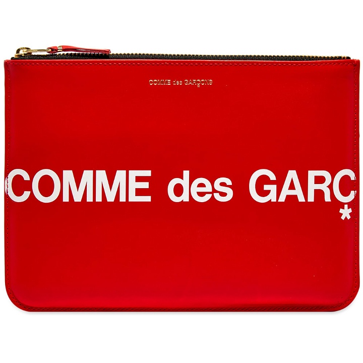 Photo: Comme des Garçons SA5100HL Huge Logo Wallet in Red