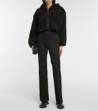 Patou Cropped teddy jacket
