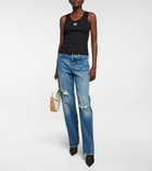 Loewe - Anagram cotton-blend top