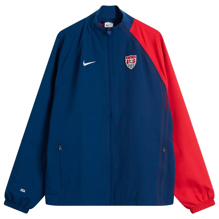 Photo: Nike USA Reissue Track Jacket in Blue/Red/White