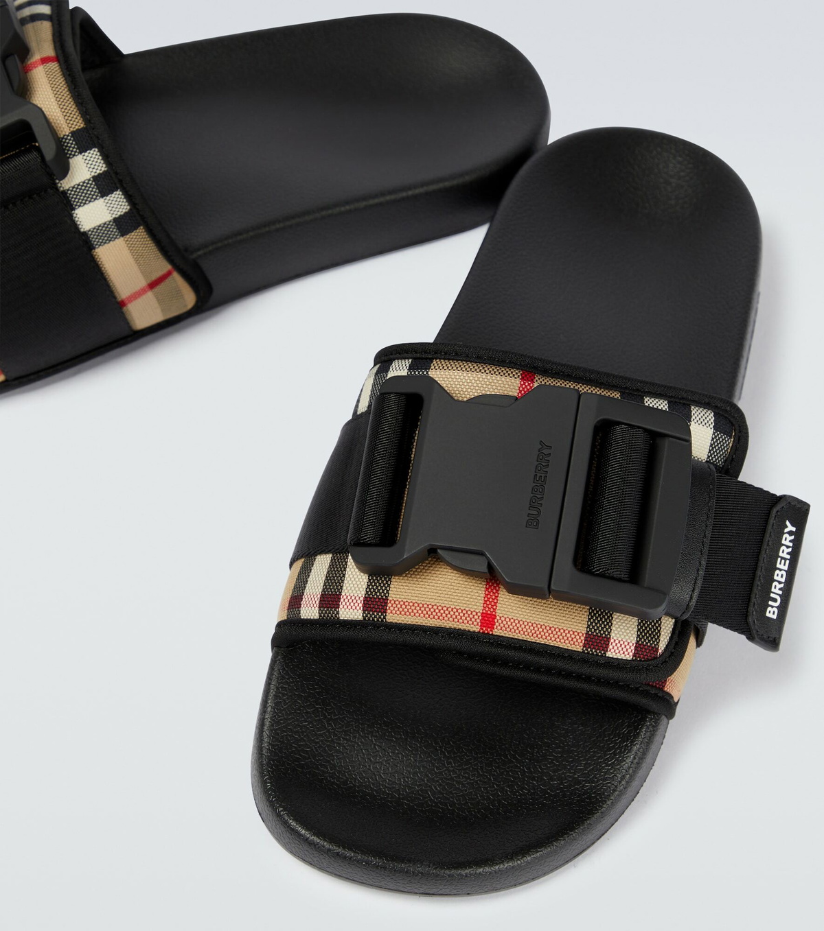 Burberry - Buckled slides