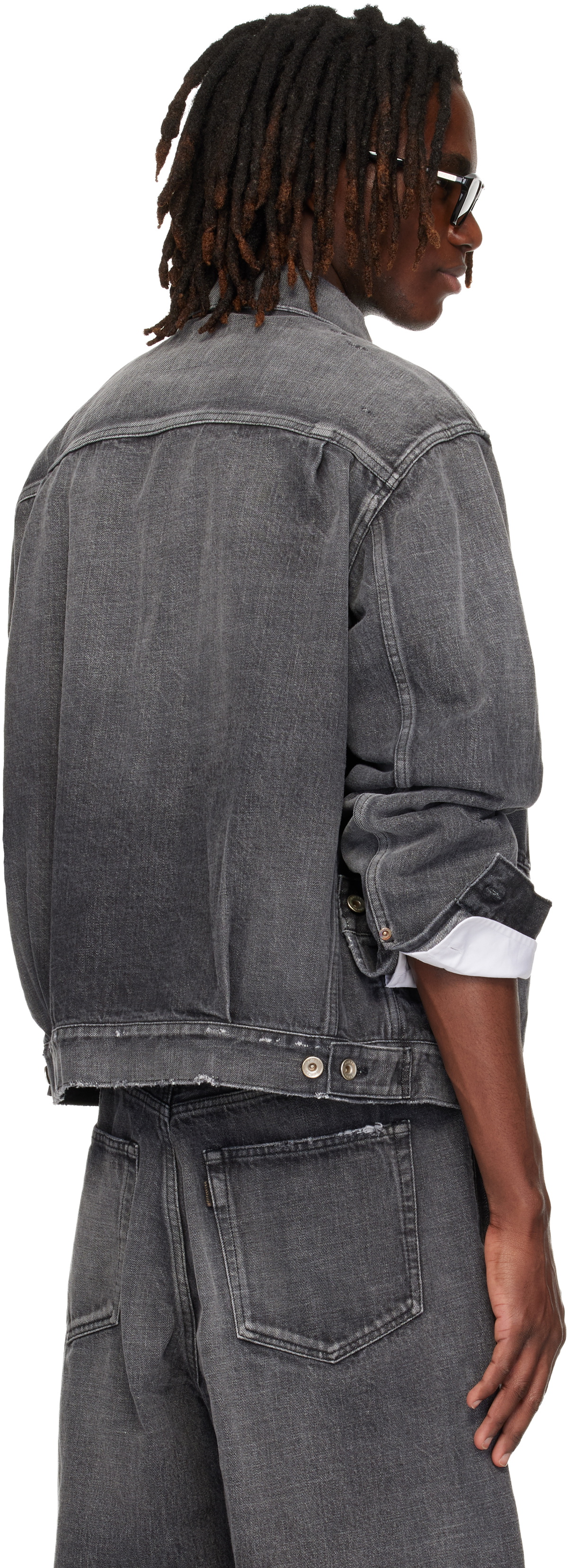 sacai Black BEYONDEXX Denim Jacket