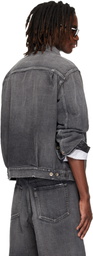 sacai Black BEYONDEXX Denim Jacket