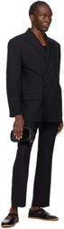 FORMA Black Flower Blazer