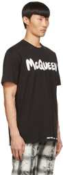Alexander McQueen Black Cotton T-Shirt