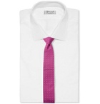 HUGO BOSS - 6cm Traveller Polka-Dot Silk-Jacquard Tie - Purple
