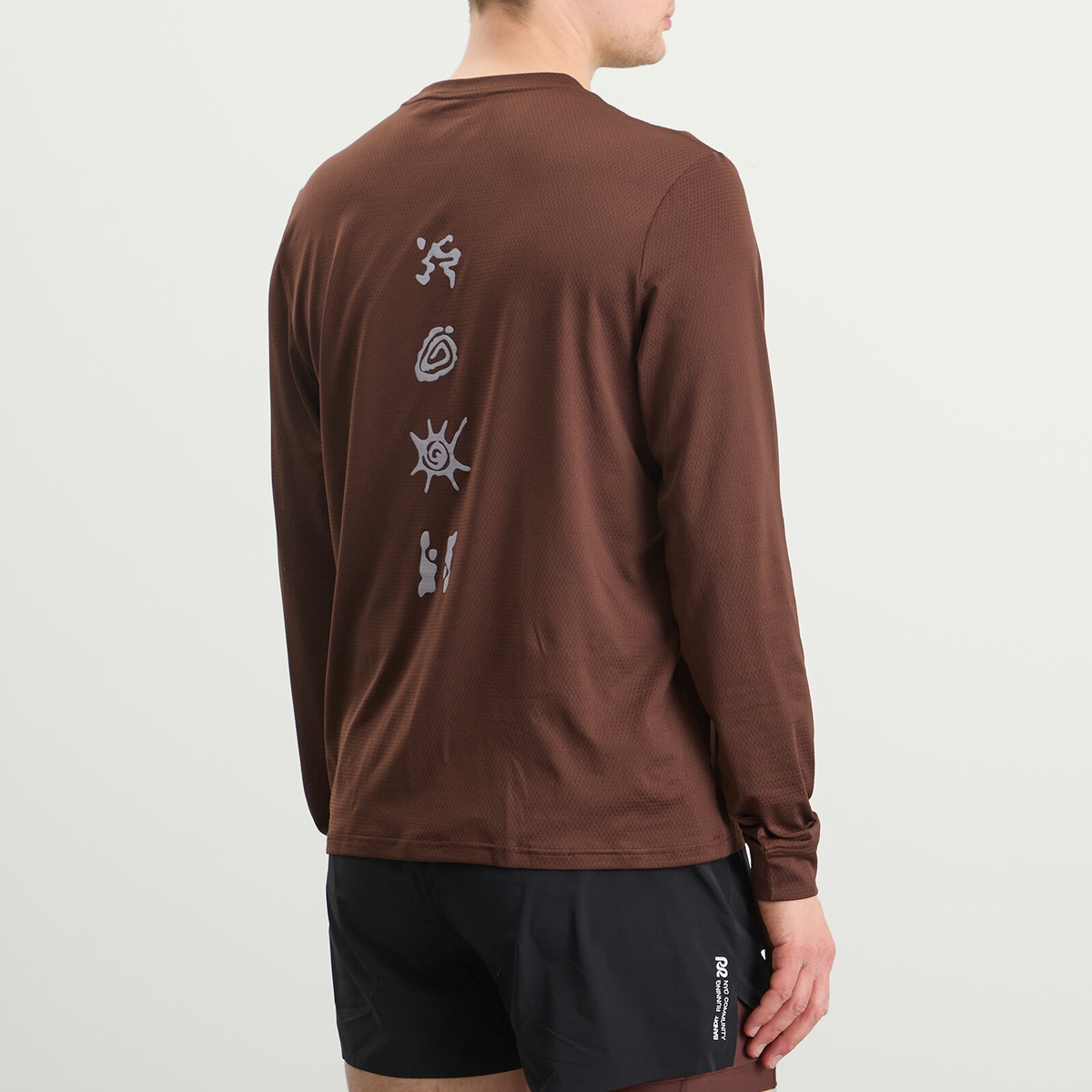 Bandit Men's MiroMesh Men's LS Performance T-Shirt in Cacao