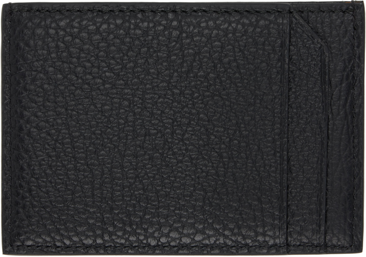 032c Black Embossed-Logo Card Holder