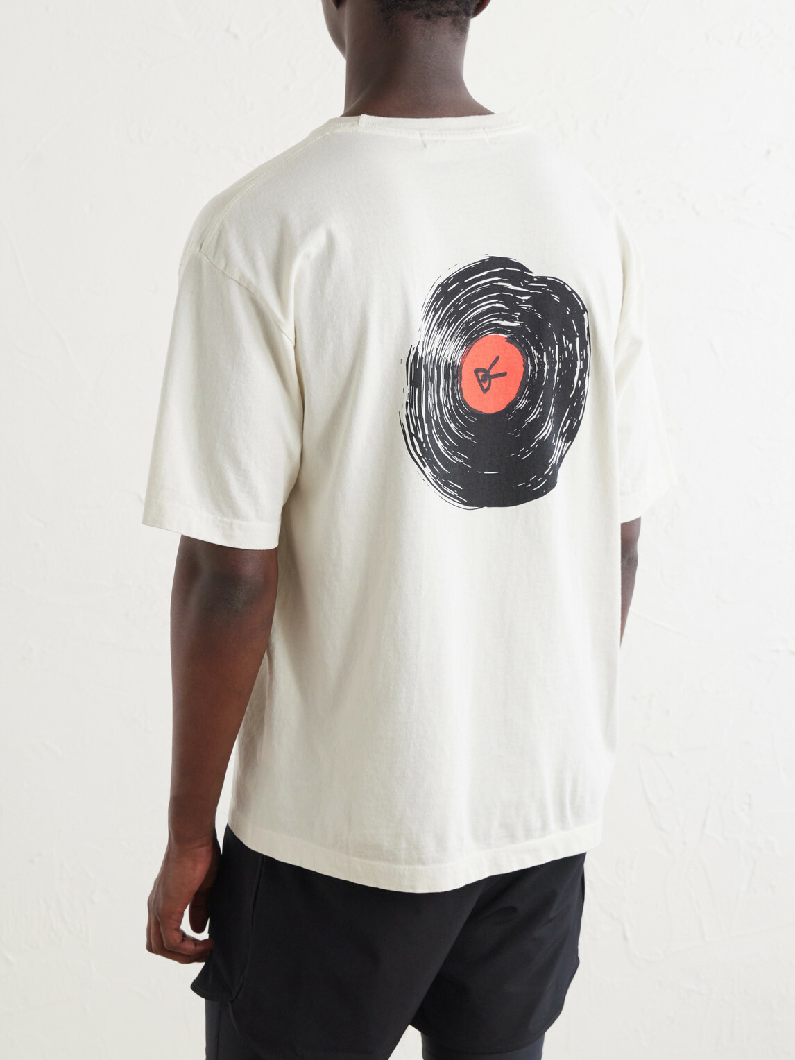 DISTRICT VISION - California Printed Cotton-Jersey T-Shirt - Neutrals