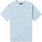 Beams Plus Men's Crew Neck Pocket T-Shirt in Sax