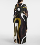 Pucci Marmo silk twill kaftan