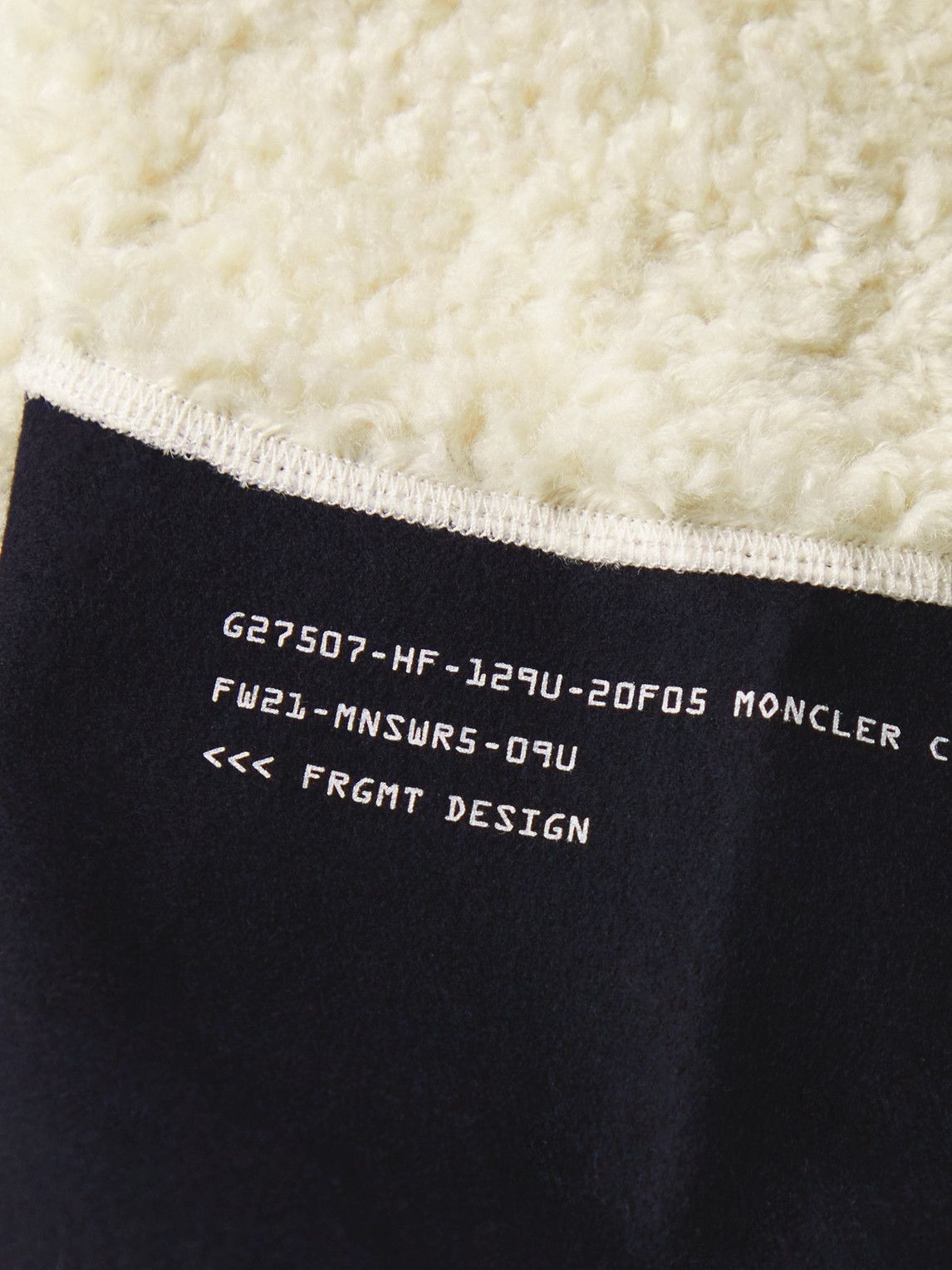 Moncler Genius - 7 Moncler Fragment Wool-Fleece and Jersey Zip-Up