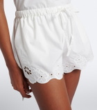 SIR Klara emboirdered cotton shorts