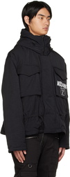 Moschino Black Double Smile Jacket