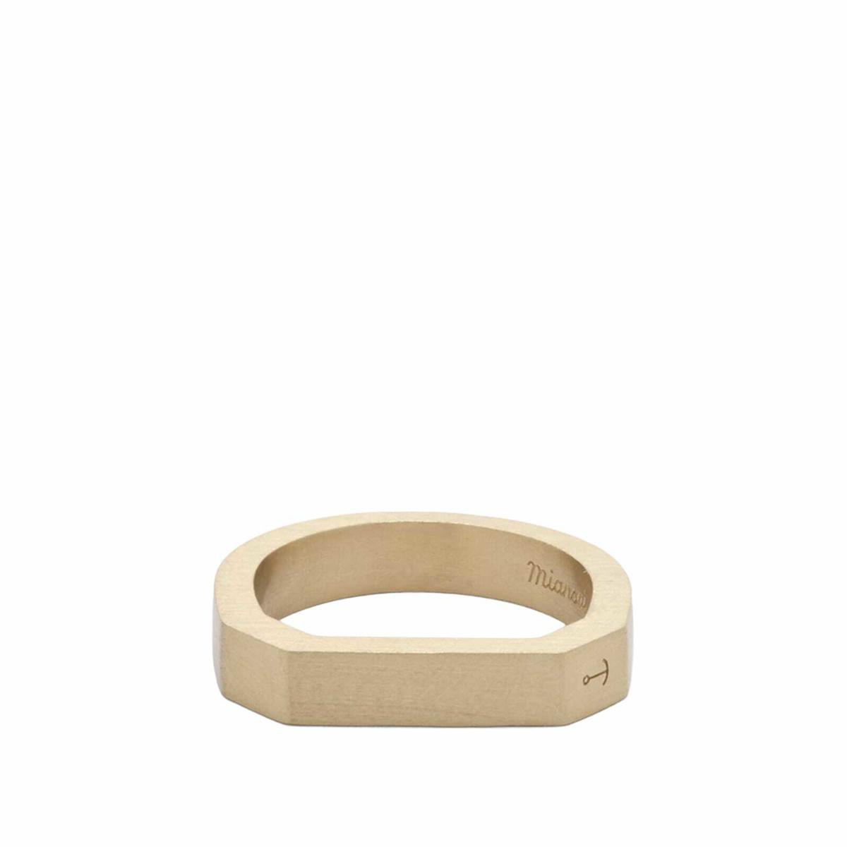 Miansai x Gab Bois Sim Card Signet Ring in Gold Miansai