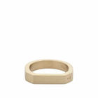 Miansai Men's Hex Plated Ring in Gold