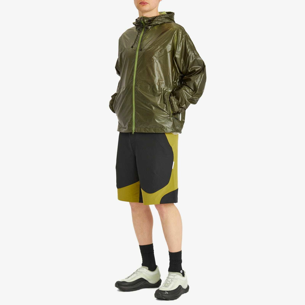 Purple Mountain Observatory Men's Terrain Shorts in Black/Olive