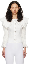 Chopova Lowena White Rocket Blouse