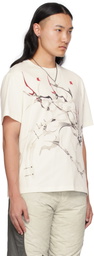 KUSIKOHC Off-White Printed T-shirt