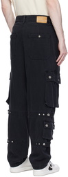 Isabel Marant Black Telore Cargo Pants