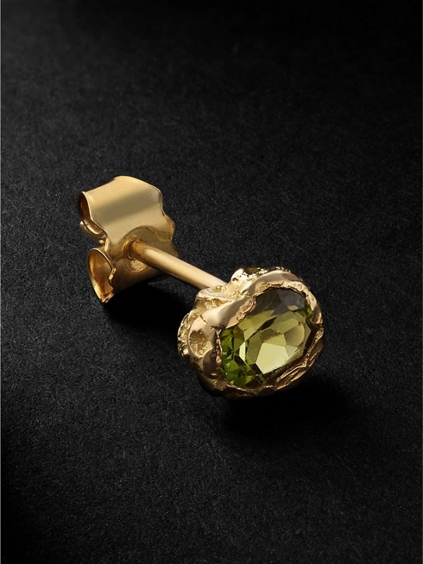 Photo: Healers Fine Jewelry - Gold Peridot Single Earring