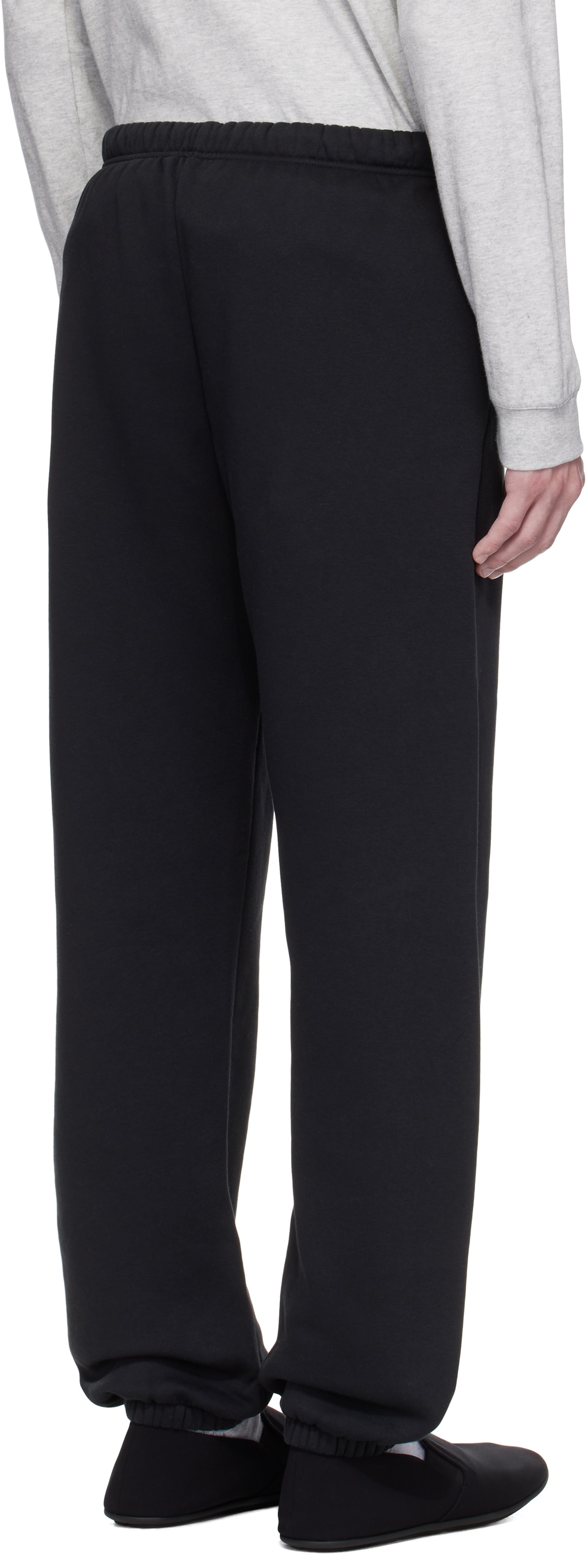 SKIMS Black Fleece Lounge Relaxed Sweatpants
