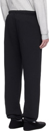 SKIMS Black Fleece Lounge Relaxed Sweatpants