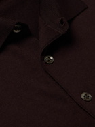 Loro Piana - Slim-Fit Wish Virgin Wool Polo Shirt - Burgundy