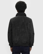 Closed Leather Jacket Blue Bomber Jackets