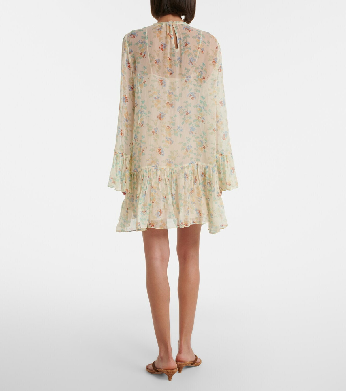 Ulla Johnson Emmeline floral silk chiffon minidress