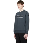 Moncler Gray Logo Cotton Jersey Long Sleeve Sweatshirt