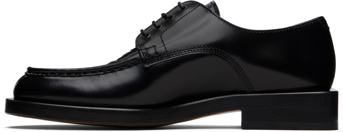 JACQUEMUS Black La Croisière 'The Woven' Derbys