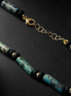 JIA JIA - 14-Karat Gold, Turquoise and Onyx Bracelet