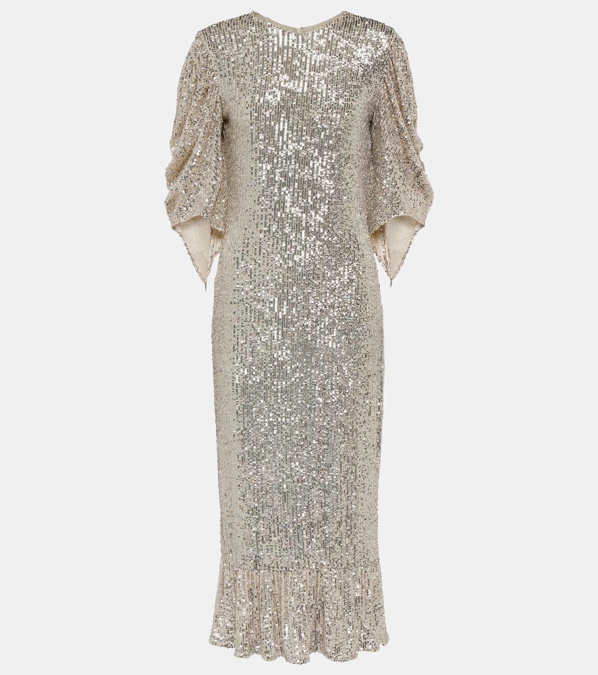 Roberta Einer Drama sequined midi dress