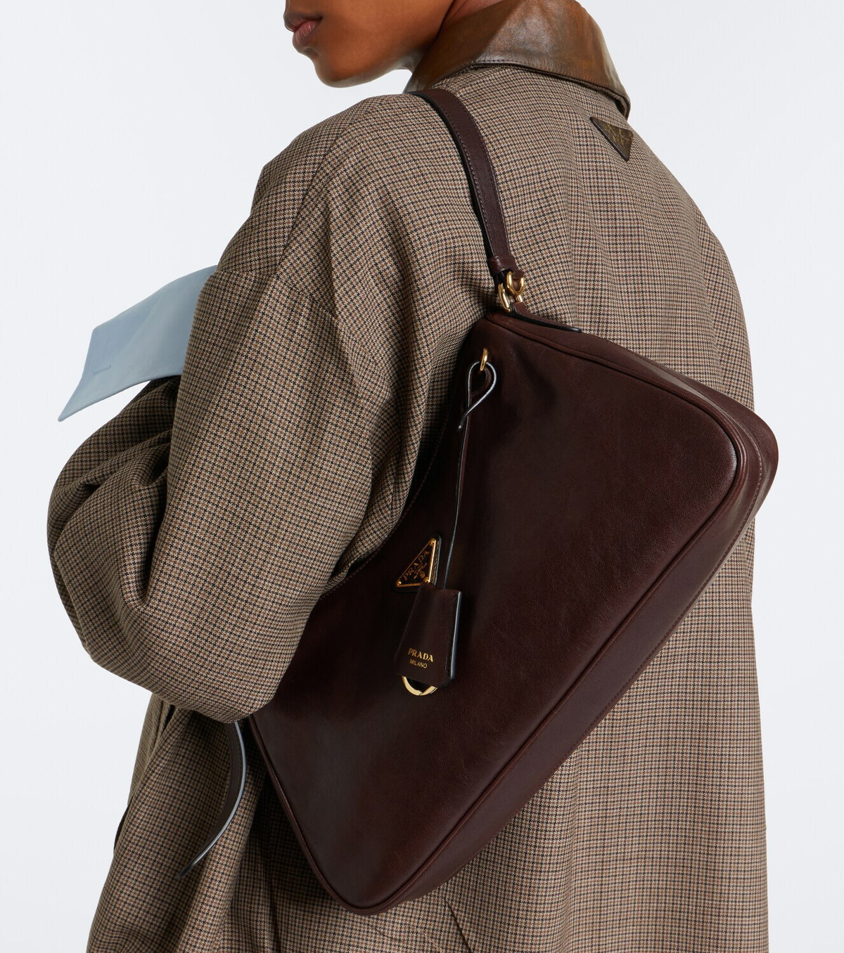 Prada Prada Aimée Large leather shoulder bag