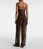 Jade Swim Mika high-rise straight pants
