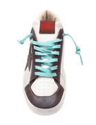 Golden Goose Sneakers Stardan In Leather Color White And Brown