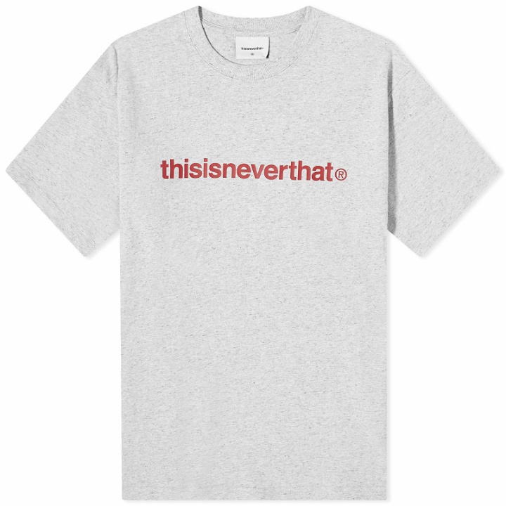 Photo: thisisneverthat Men's T-Logo T-Shirt in Grey Heather