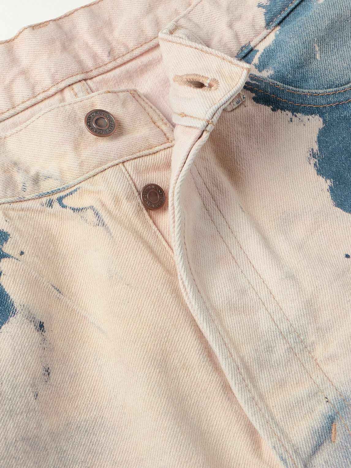 CELINE - Wesley Straight-Leg Bleached Jeans - Blue