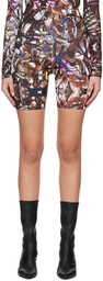 Kika Vargas Brown Titi Shorts