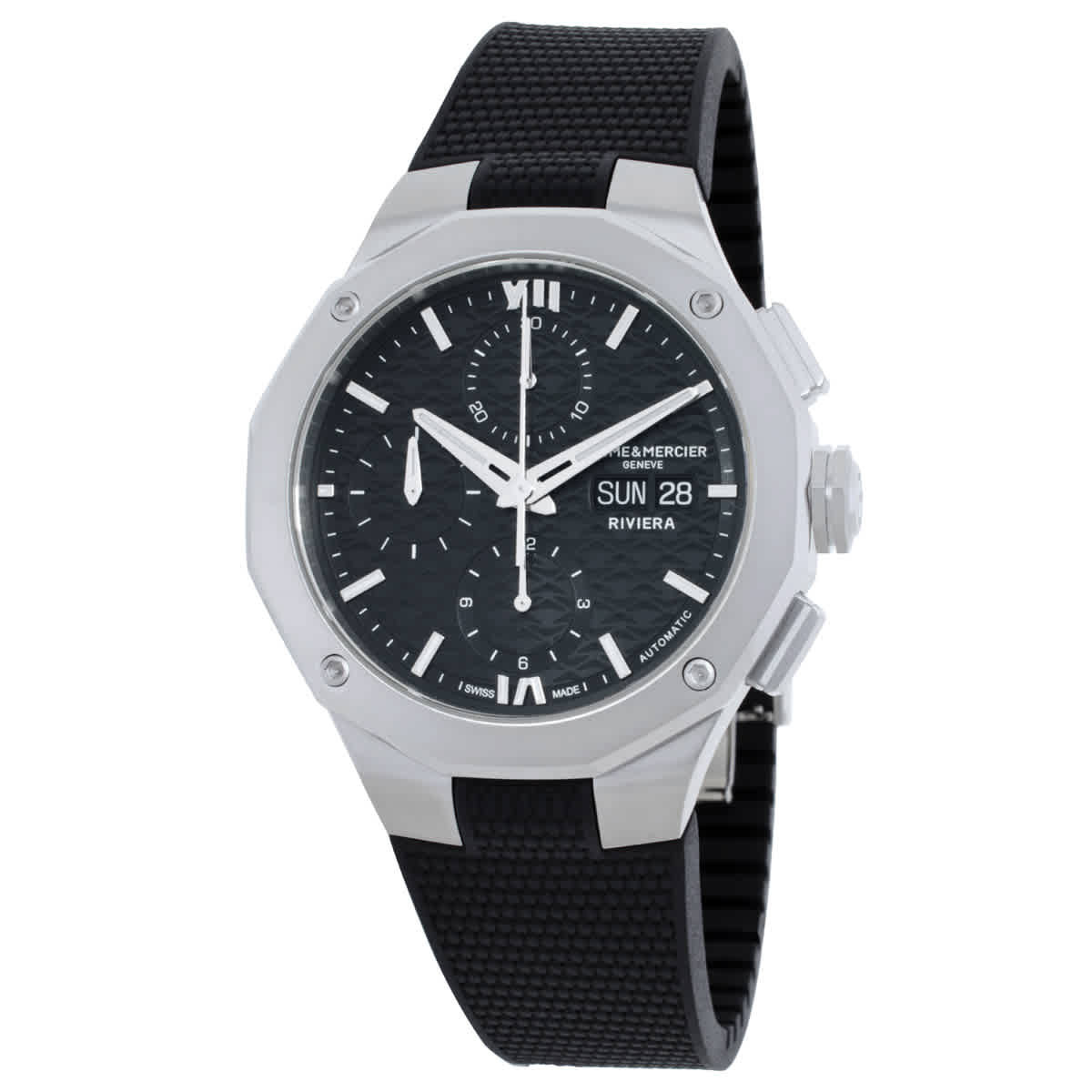 Baume et Mercier Riviera Chronograph Automatic Black Dial Mens Watch M0A10864