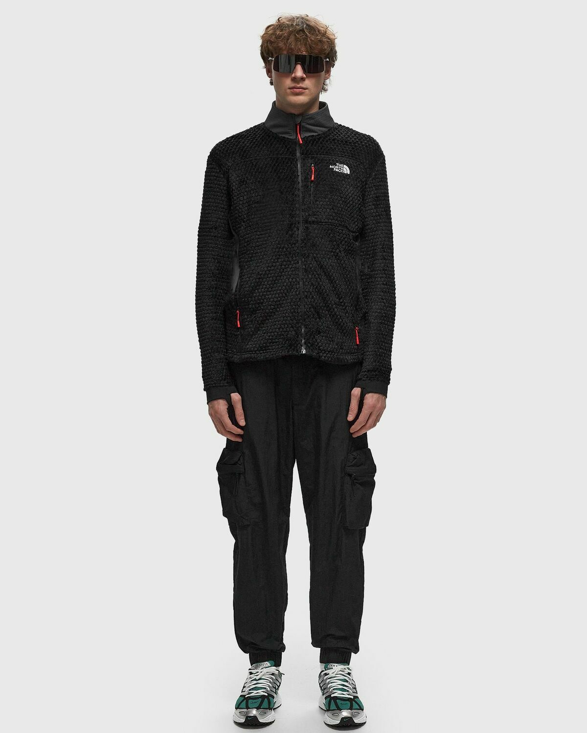 The North Face ALPEDGE HIGH LOFT JACKET Black Mens Fleece Jacket 