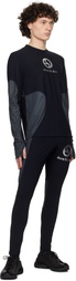 Acne Studios Black Logo Leggings