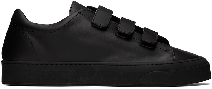 Photo: The Row Black Dean Sneakers